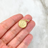 Dije Virgen Fatima 1.1gr / 2.5cm / Oro 18K