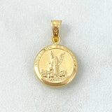 Dije Angel de la Guarda 0.75gr / 2cm / Troquelado Oro Amarillo *