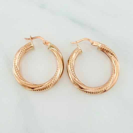 Candongas Sami 2.85 g / 3 cm Oro Rosa 18K