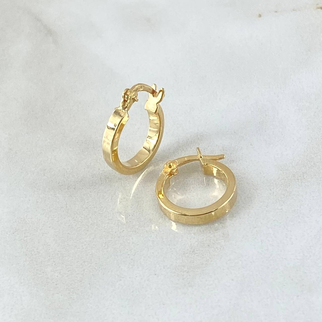 Candongas Diani 0.95gr / 1cm / Oro Amarillo 18K