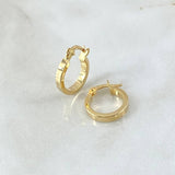 Candongas Diani 0.95gr / 1cm / Oro Amarillo 18K
