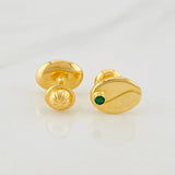 Topos Grano de Café 1g / 7.6mm Oro Amarillo 18K
