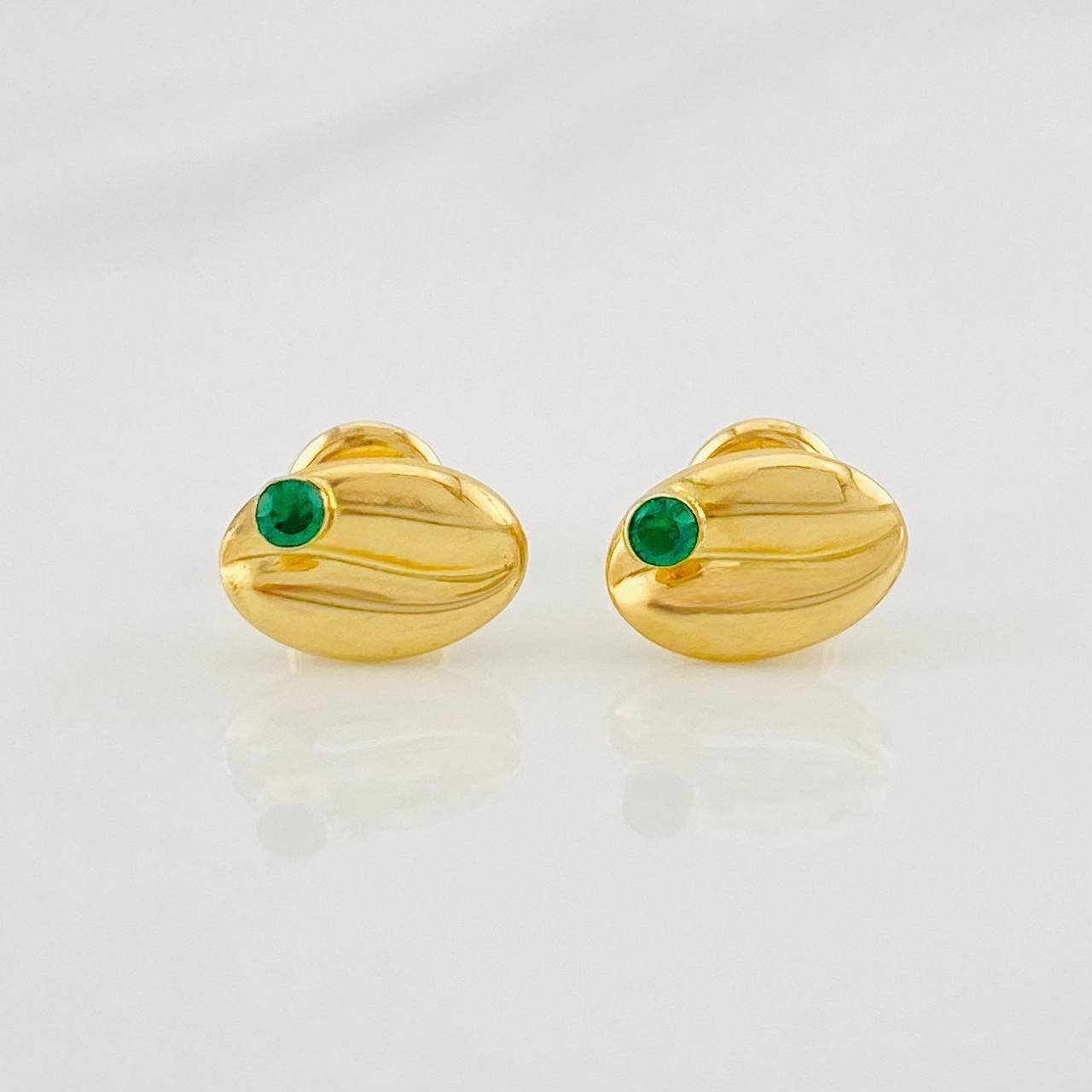 Topos Grano de Café 0.8g / 6.6mm Oro Amarillo 18K