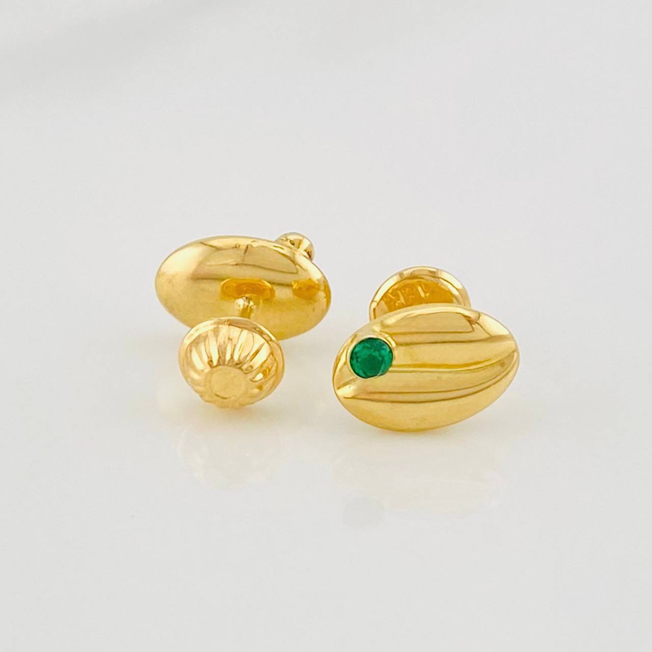 Topos Grano de Café 0.8g / 6.6mm Oro Amarillo 18K