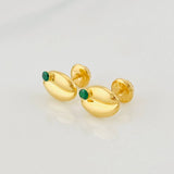 Topos Grano de Café 0.8g / 6.6mm Oro Amarillo 18K