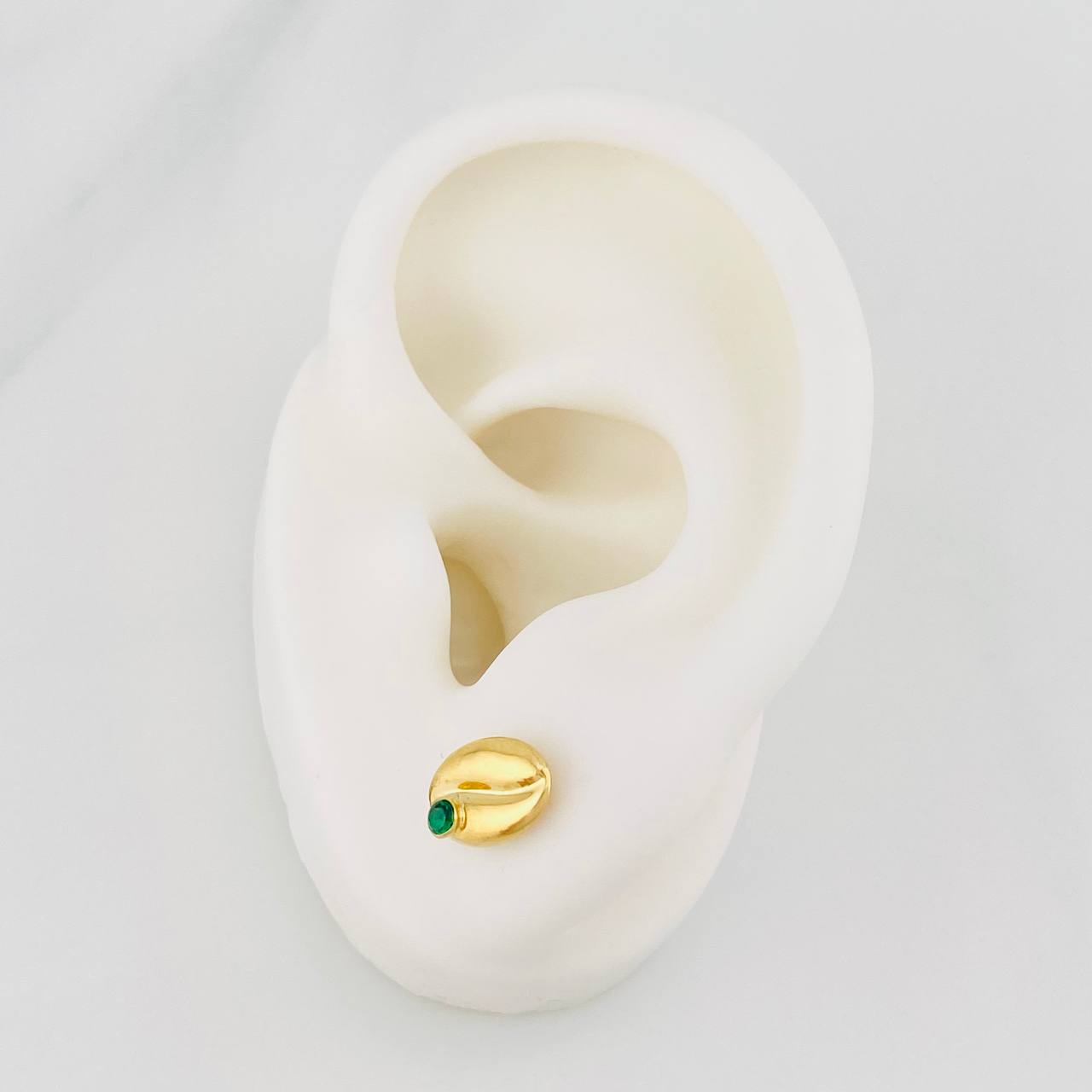 Topos Grano de Café 0.8g / 6.6mm Oro Amarillo 18K