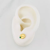 Topos Grano de Café 0.8g / 6.6mm Oro Amarillo 18K