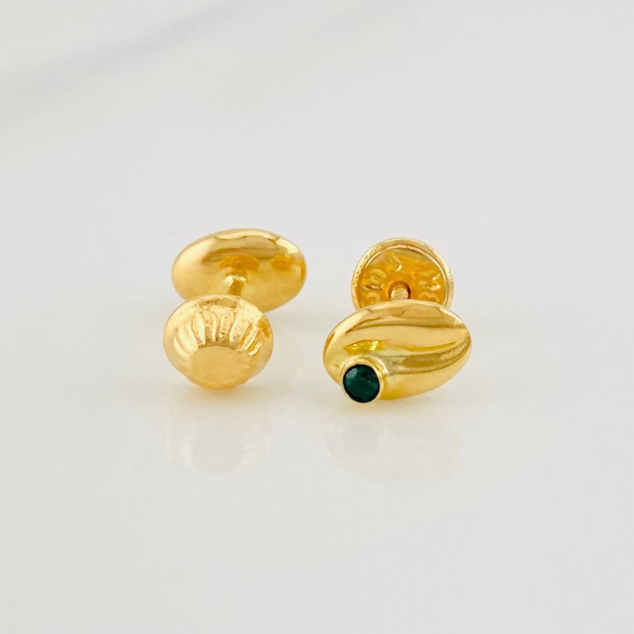 Topos Grano de Café 0.65g / 5.5mm Oro Amarillo 18K