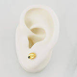 Topos Grano de Café 0.65g / 5.5mm Oro Amarillo 18K