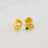 Topos Grano de Café 0.55g / 4.4mm Oro Amarillo 18K
