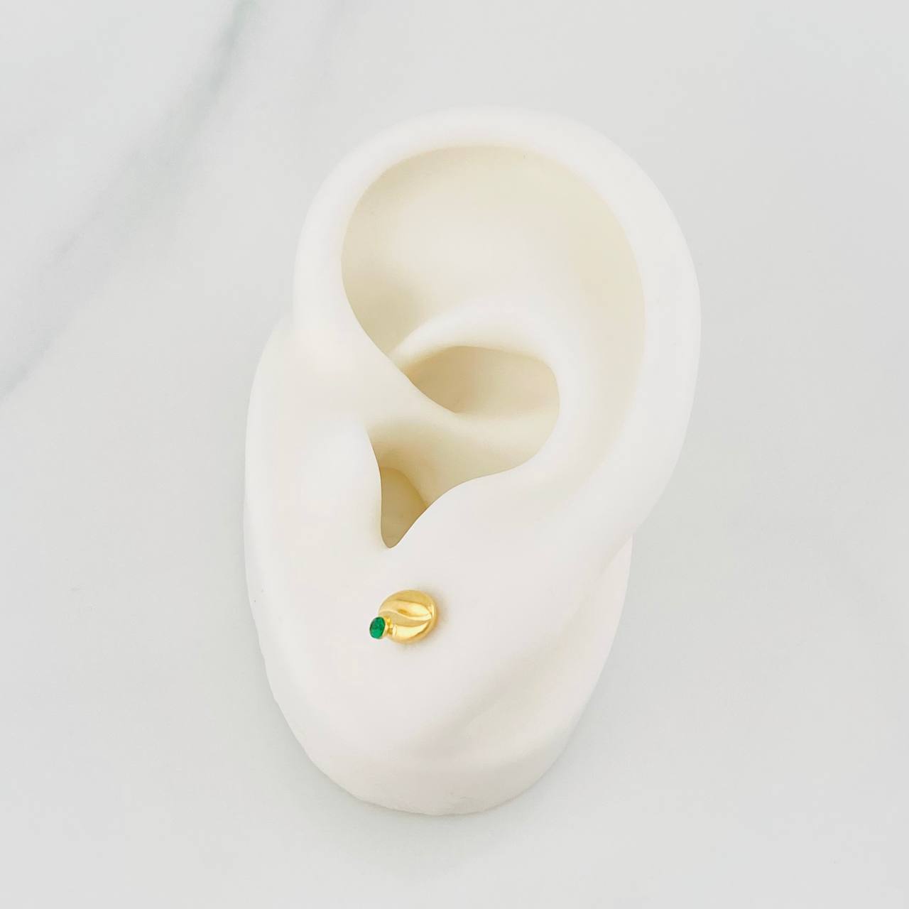 Topos Grano de Café 0.55g / 4.4mm Oro Amarillo 18K