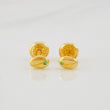 Topos Grano de Café 0.6g / 3.8mm Oro Amarillo 18K