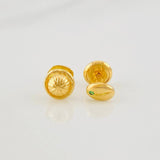 Topos Grano de Café 0.65g / 4mm Oro Amarillo 18K