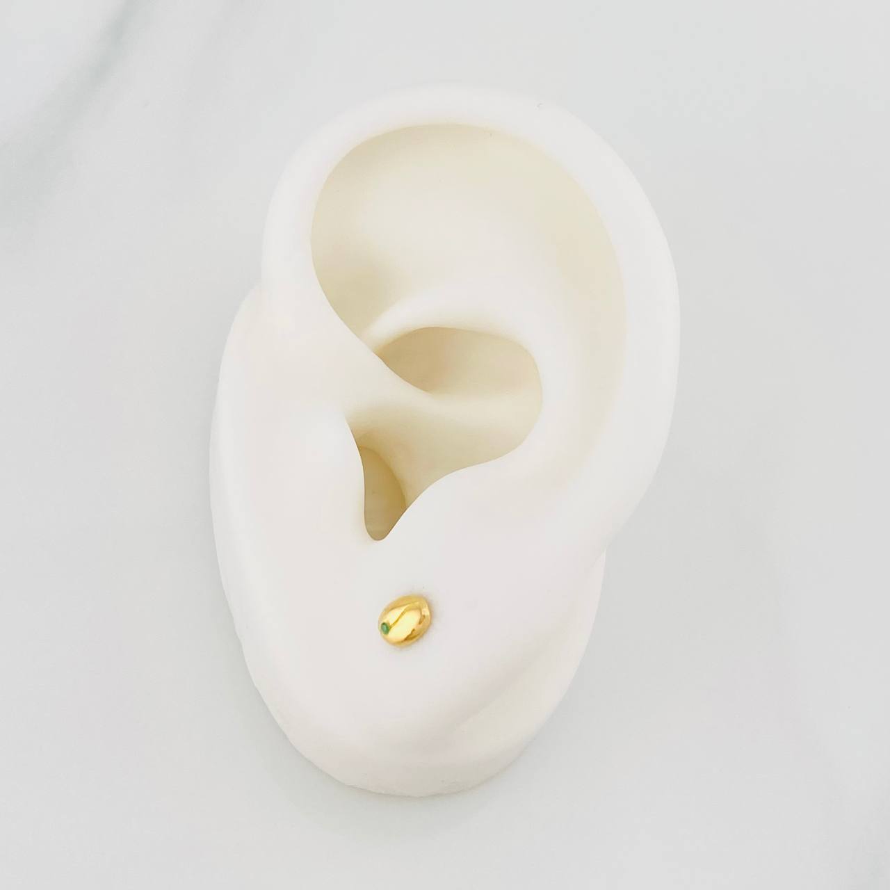 Topos Grano de Café 0.6g / 3.8mm Oro Amarillo 18K