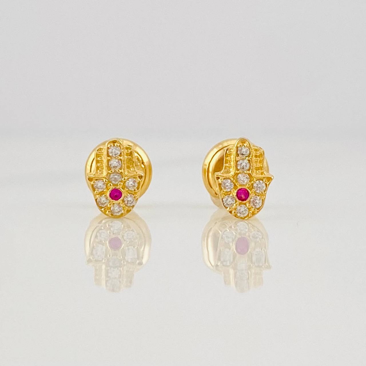 Topos Mano Hamsa 0.75g / 4.48mm Oro Amarillo 18K