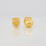 Topos Corazones 0.75g / 7mm Oro Amarillo 18K