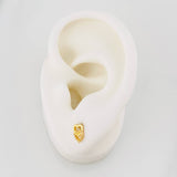 Topos Corazones 0.75g / 7mm Oro Amarillo 18K