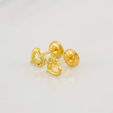 Topos Corazon 0.85g / 6mm Oro Amarillo 18K