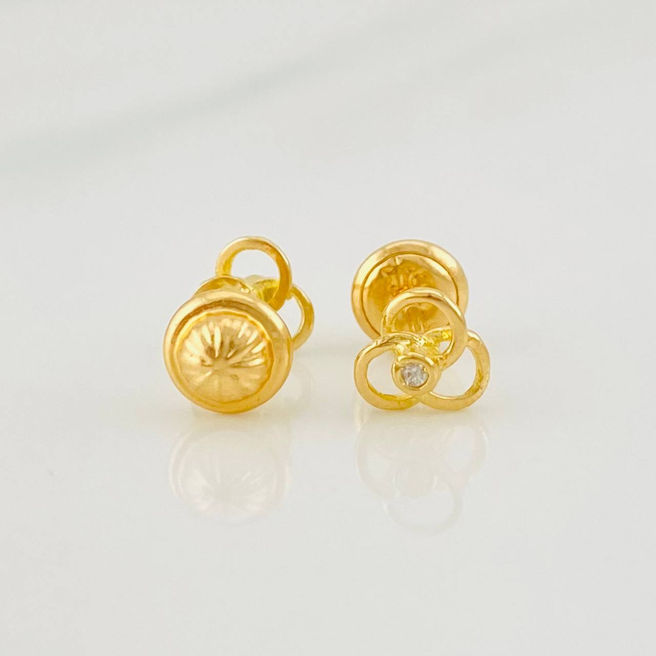 Topos Hélice 0.75g / 6mm Oro Amarillo 18K