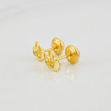 Topos Hélice 0.75g / 6mm Oro Amarillo 18K