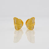 Topos Alas Mariposa 0.9g / 7mm Oro Amarillo 18K