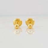 Topos Bola Lisa 0.45g / 3mm Oro Amarillo 18K