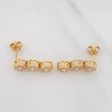 Topos Circulos 3.7g / 5.4mm Oro Amarillo 18K