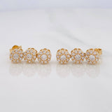 Topos Circulos 3.7g / 5.4mm Oro Amarillo 18K