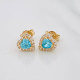 Topos Corazon Tupido 1.5g / 6.5mm Oro Amarillo 18K