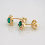 Topos Corazon Tupido 1.45g / 6.4mm Oro Amarillo 18K