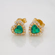 Topos Corazon Tupido 1.45g / 6.4mm Oro Amarillo 18K