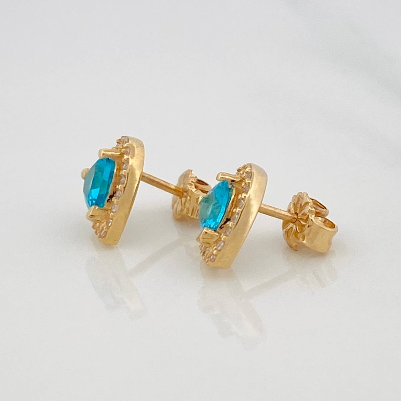 Topos Corazon 2.45g / 9.2mm Oro Amarillo 18K