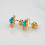 Topos Corazon 2.45g / 9.2mm Oro Amarillo 18K