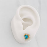 Topos Corazon 2.45g / 9.2mm Oro Amarillo 18K