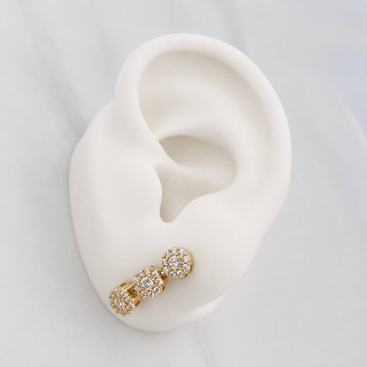 Topos Circulos 3.7g / 5.4mm Oro Amarillo 18K