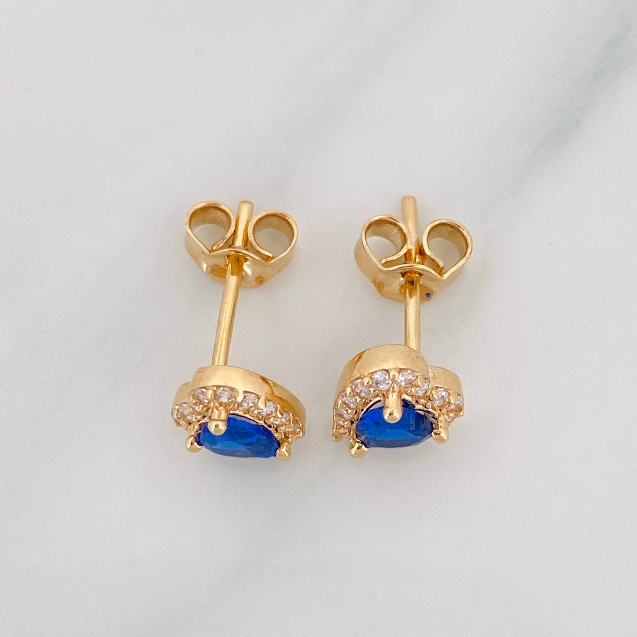 Topos Corazon Tupido 1.6g / 6.25mm Oro Amarillo 18K