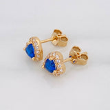 Topos Corazon Tupido 1.6g / 6.25mm Oro Amarillo 18K