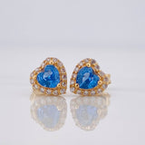 Topos Corazon Tupido 1.45g / 6.3mm Oro Amarillo 18K