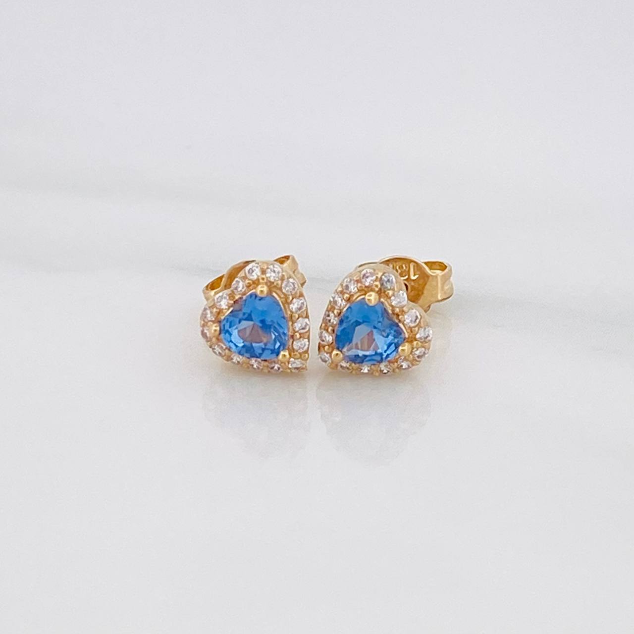 Topos Corazon Tupido 1.45g / 6.3mm Oro Amarillo 18K