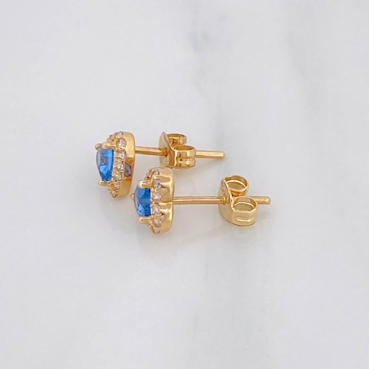 Topos Corazon Tupido 1.45g / 6.3mm Oro Amarillo 18K