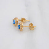 Topos Corazon Tupido 1.45g / 6.3mm Oro Amarillo 18K