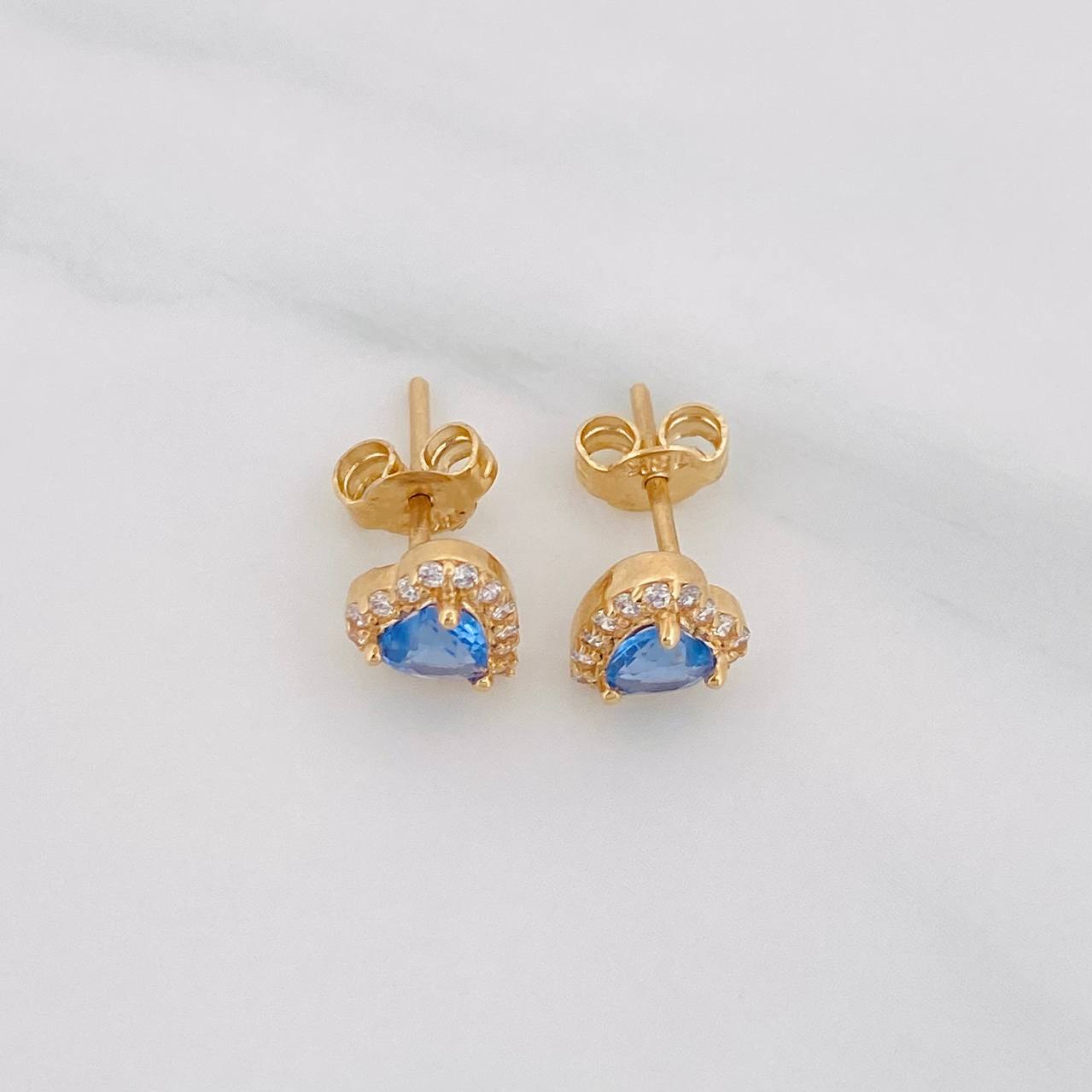 Topos Corazon 2.45g / 9.2mm Oro Amarillo 18K
