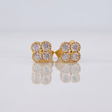 Topos Flor 1.3g / 4.85mm Oro Amarillo 18K