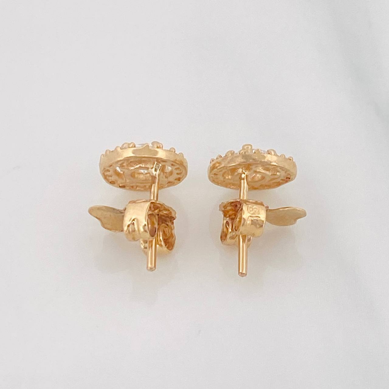 Topos Circulo 2.3g / 8.1mm Oro Amarillo 18K