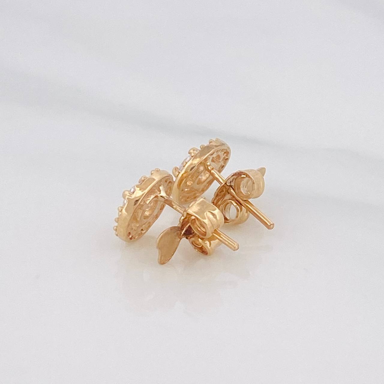 Topos Circulo 2.3g / 8.1mm Oro Amarillo 18K