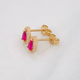 Topos Lagrima Tupido 1.15g / 5.45mm Oro Amarillo 18K
