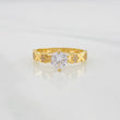 Anillo Solitario Churumbela Flores 2.55g / T5 3/4 Oro Amarillo 18K