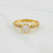 Anillo Solitario Churumbela 2.7g / T6 1/4 Oro Amarillo 18K
