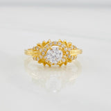 Anillo Flor Imperial 2.35g / T5 1/2 Oro Amarillo 18K