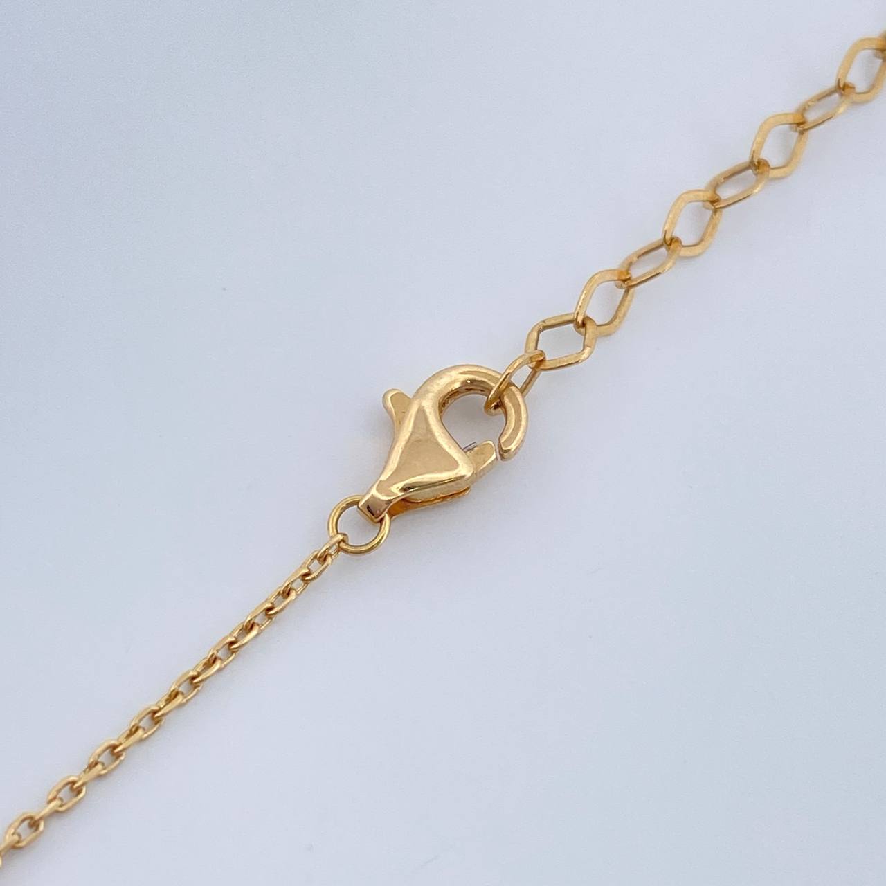 Cadena Trebol Aro Seguido 4.2gr / 45.6cm / 1.3mm Oro Amarillo +4 18K +
